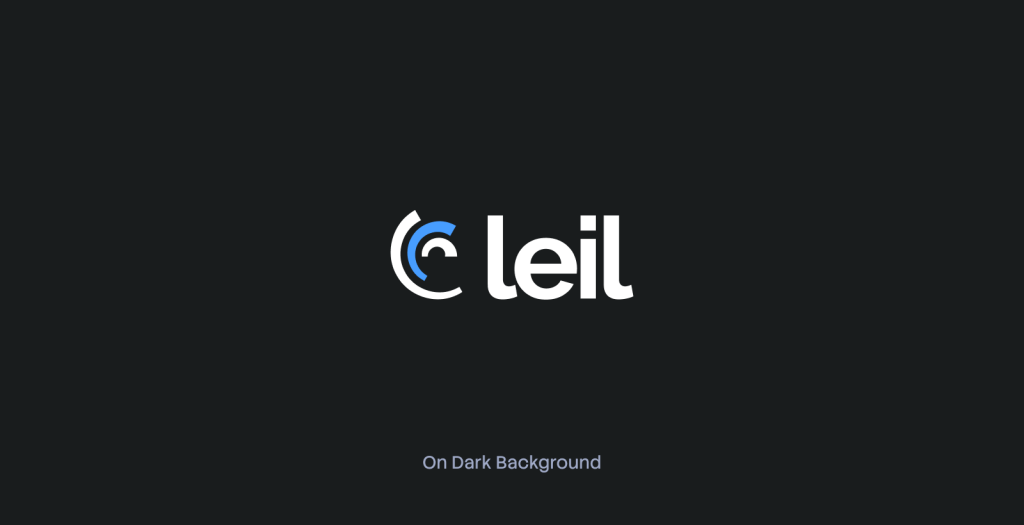 Leil logo negative